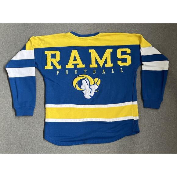 VTG Los Angeles Rams NFL Crewneck Sweater Women Size S - Picture 2 of 6
